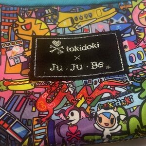 Tokidoki x Ju-Ju-Be Kaiju City Be Spendy zippered bag with long strap NWOT